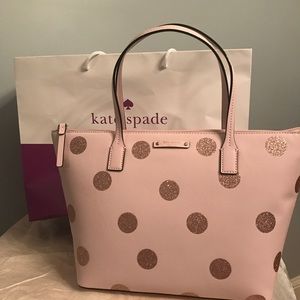 Kate Spade polka dot pocketbook.